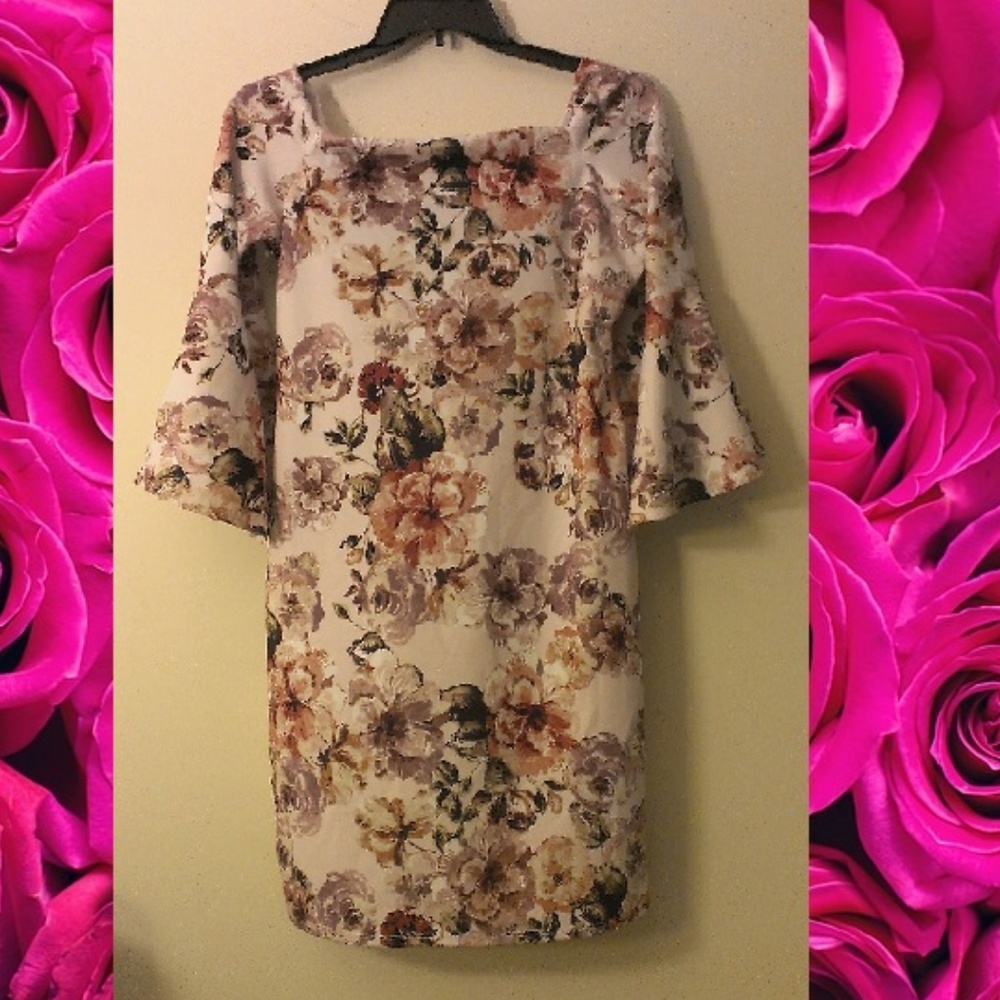 Off-the-Shoulder Floral Dress